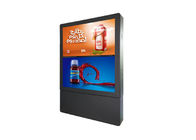 55 дюймов вертикальный Lcd рекламируя доску знака LCD цифров на открытом воздухе двойного тотема цифров экрана на открытом воздухе