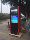 Синьяге Капситиве на открытом воздухе цифров, стойка киоска экрана касания для знака рекламы дороги