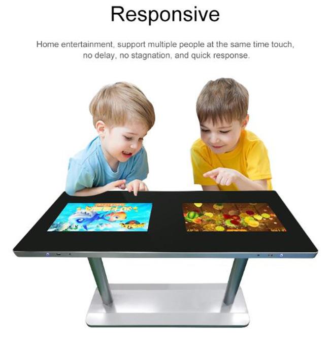 Экрана касания андроида/Windows журнальный стол умного двойного взаимодействующий для встречи рекламируя киоска дисплея видео-