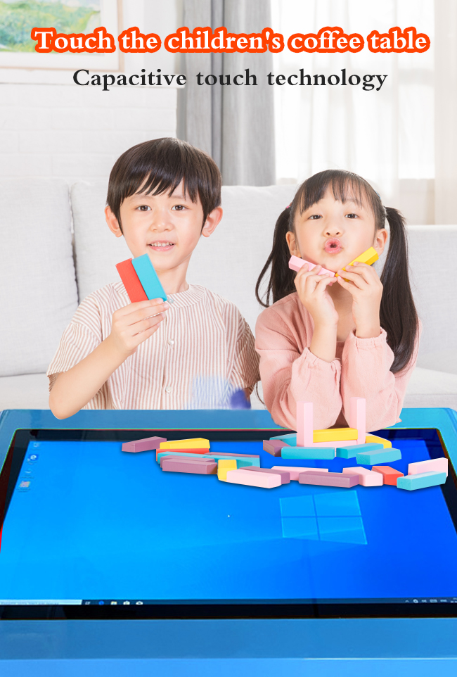 Взаимодействующая таблица Multitouch игры детей со столом сенсорного экрана LCD образования детей экрана касания