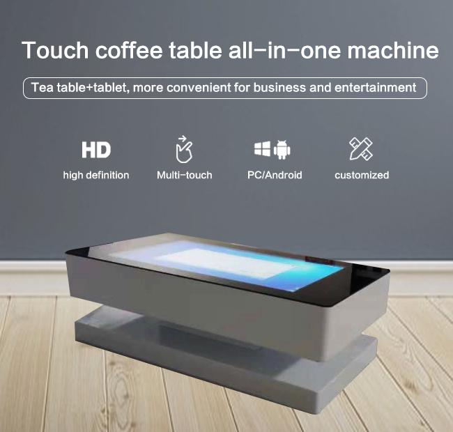 Подгонянный киоск взаимодействующее Multitouch игрока таблицы LCD игры кофе касания чая 55 дюймов умный с ПК /Android Windows