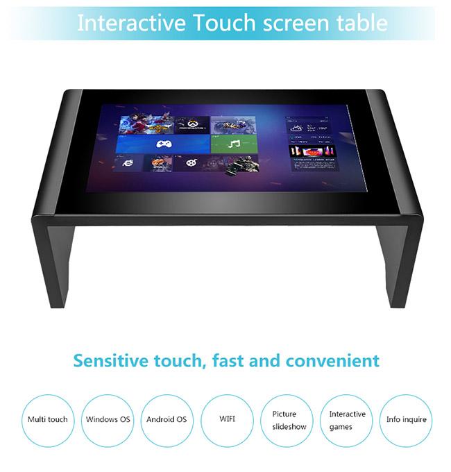 Журнальный стол LCD Multitouch касания изготовления на заказ 43 дюймов умный с Windows