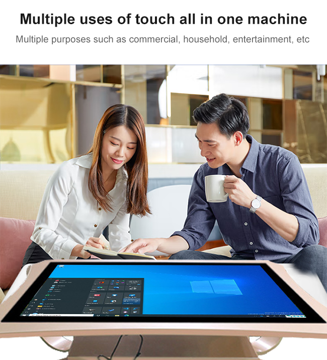 Торговый центр LCD журнального стола экрана касания Windows таблицы касания 43 дюймов онлайн рекламируя экран цифров дисплея