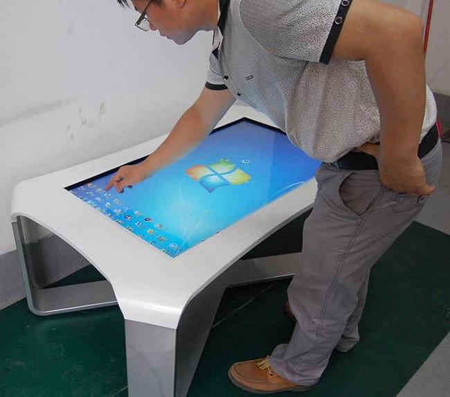 Журнальный стол Windows типа X взаимодействующий Multitouch 43 дюймов с экраном касания крытым