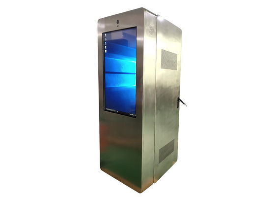 Дисплей LCD 43 плакатов цифров батареи дюйма водоустойчивых на открытом воздухе емкостных использующих энергию портативный на открытом воздухе