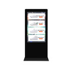 Киоски экрана касания предохранения от молнии на открытом воздухе, свободные стоящие экраны дисплея цифров