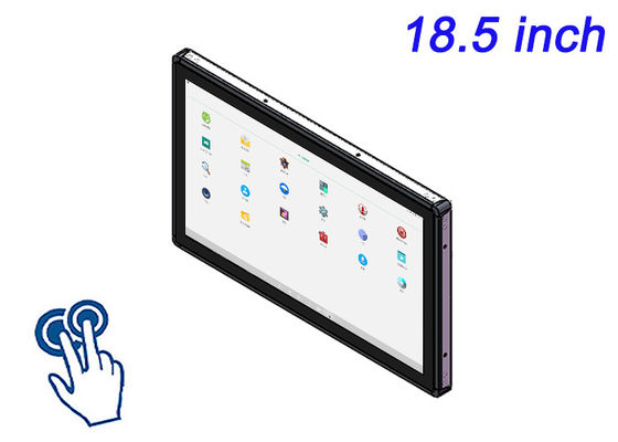 18.5-дюймовый Android Touch встроенный монитор для фитнес-оборудования, дисплеев ориентировки, транспортных киосков и развлекательных систем