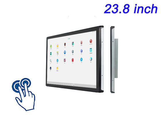23.8-дюймовый Android встроенный сенсорный экран для приложений гостеприимства, CNC-машин, логистических панелей управления и цифровых вывесок