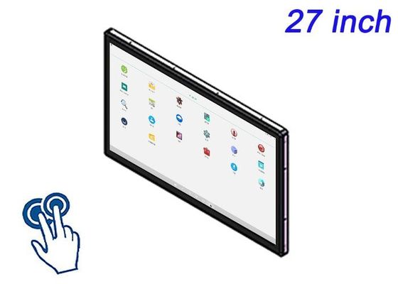 27-дюймовый Android встроенный сенсорный экран для выставочных дисплеев, умных розничных приложений, мультимедийных консолей и систем управления