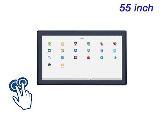 55-дюймовый Android встроенный сенсорный экран для дисплеев общественного транспорта, захватывающих розничных магазинов, корпоративных интерфейсов и выставочных панелей