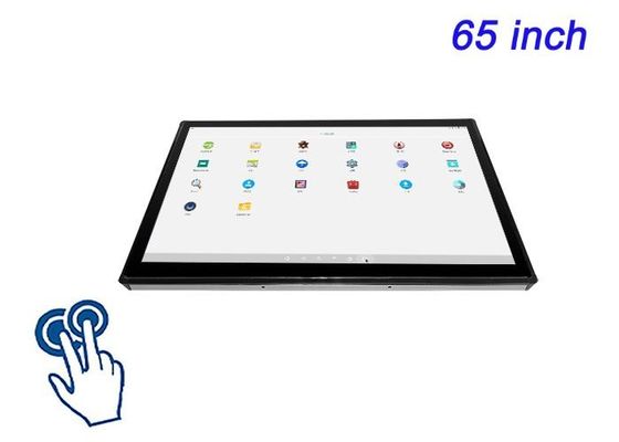 65-дюймовый Android встроенный сенсорный экран для интеллектуальной инфраструктуры, высокотехнологичных цифровых вывесок, диспетчерских комнат и развлекательных систем