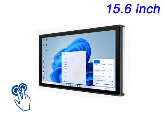 15.6-дюймовый сенсорный экран Windows для дисплеев умного города, интерфейсов стадионов, захватывающих розничных решений и игровых систем