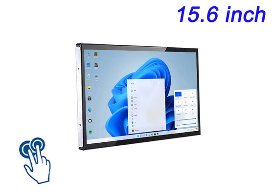15.6-дюймовый сенсорный экран Windows для дисплеев умного города, интерфейсов стадионов, захватывающих розничных решений и игровых систем