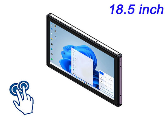 18.5-дюймовый Windows Touch встроенный монитор для фитнес-консолей, систем продажи билетов, торговых автоматов и дисплеев ориентировки