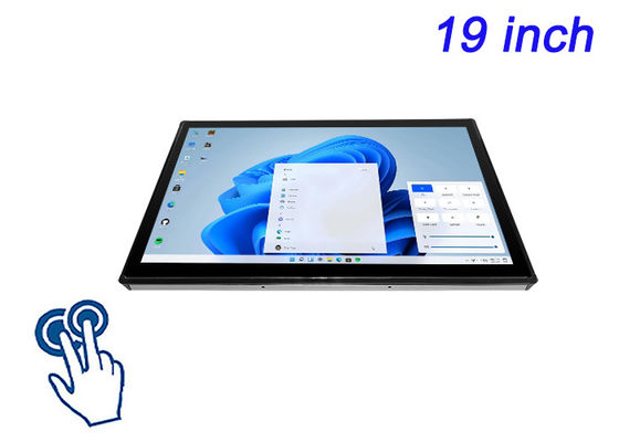 19-дюймовый дисплей с встроенным сенсорным экраном Windows для пункта продажи, промышленных панелей управления, медицинской визуализации и транспортных билетов