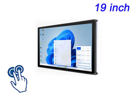 19-дюймовый дисплей с встроенным сенсорным экраном Windows для пункта продажи, промышленных панелей управления, медицинской визуализации и транспортных билетов