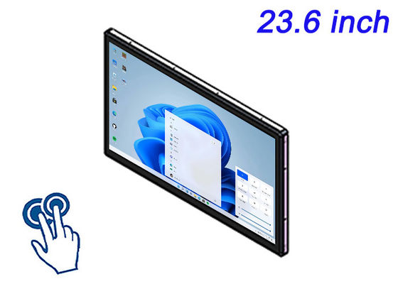 23.6-дюймовый Windows Touch Embedded Display для медицинской диагностики, машин с ЧПУ, систем нефтеперерабатывающих заводов и передовых панелей управления