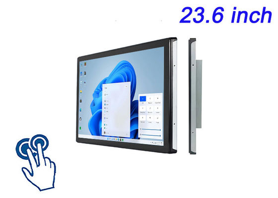 23.6-дюймовый Windows Touch Embedded Display для медицинской диагностики, машин с ЧПУ, систем нефтеперерабатывающих заводов и передовых панелей управления