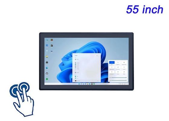 55-дюймовый сенсорный экран Windows для корпоративных презентаций, цифровых художественных инсталляций, интерактивных музейных экспонатов и высококлассных видеоконференций