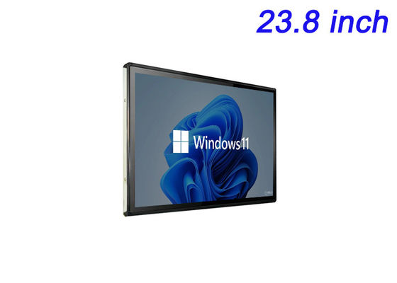 23.8-дюймовый сенсорный экран Windows для цифровых вывесок, интерактивных досок, заказа столовых столов в ресторанах и мониторинга безопасности