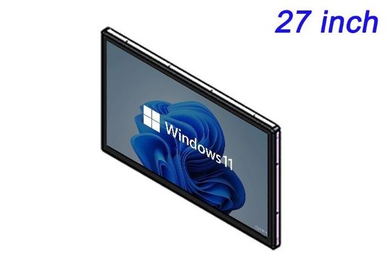 27-дюймовый встроенный экран Windows для цифровой рекламы, выставок, логистических панелей управления и командных комнат