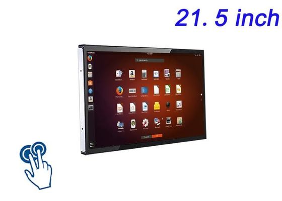 21.5-дюймовый Linux Touch Embedded Display для логистических панелей управления, умных заводов, корпоративных интерфейсов и таблиц результатов стадионов