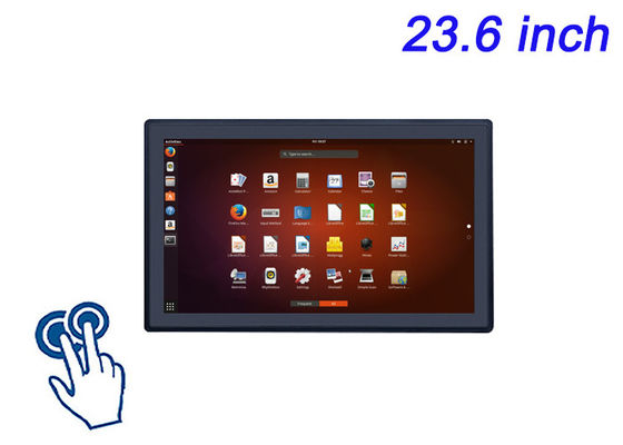 23.6-дюймовый сенсорный экран Linux для машин с ЧПУ, приложений для умных городов, систем мониторинга больниц и выставочных стендов
