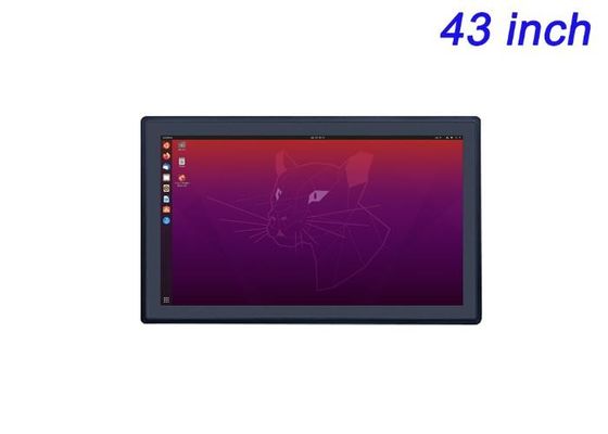 43-дюймовый встроенный экран Linux для цифровых вывесок, управления складом, инфраструктуры умного города и мониторинга объектов