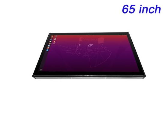 65-дюймовый встроенный дисплей Linux для командных центров, рекламы розничной торговли высокого класса, интеллектуальных интерфейсов зданий и контрольных комнат