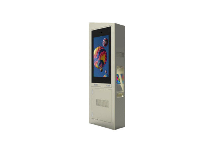 Тонкий на открытом воздухе пол дисплея стоя монитор LCD рекламируя киоск объявлений Signage экранного дисплея 2500nits цифров водоустойчивый