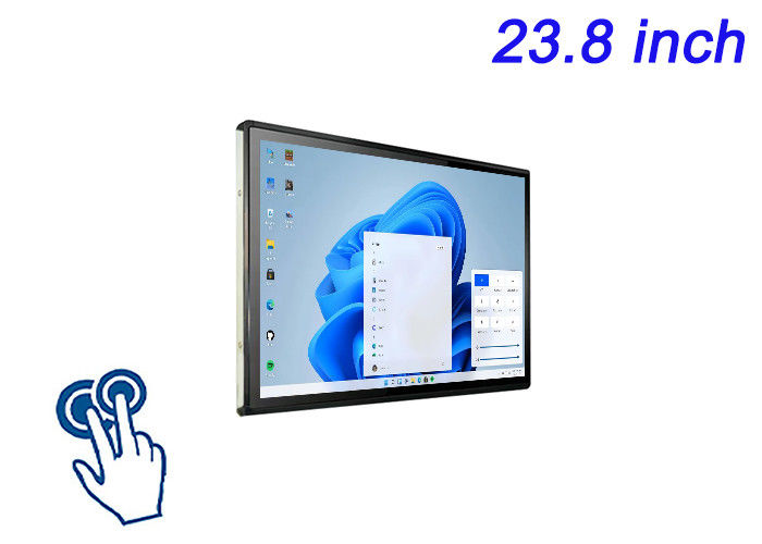 23.8-дюймовый сенсорный экран Windows для цифровых вывесок, интерактивных досок, заказа столовых столов в ресторанах и мониторинга безопасности