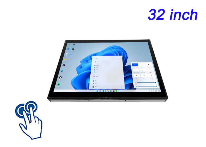 32-дюймовый Windows Touch встроенный монитор для контрольных комнат, логистических дисплеев, систем наблюдения и интерфейсов общественного транспорта