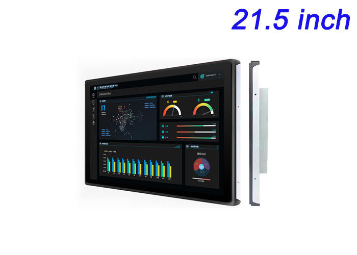 21.5-дюймовый Linux Touch Embedded Display для логистических панелей управления, умных заводов, корпоративных интерфейсов и таблиц результатов стадионов