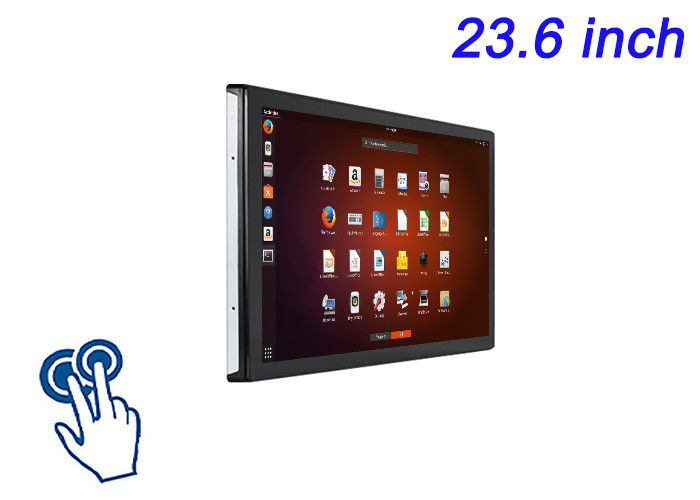 23.6-дюймовый сенсорный экран Linux для машин с ЧПУ, приложений для умных городов, систем мониторинга больниц и выставочных стендов