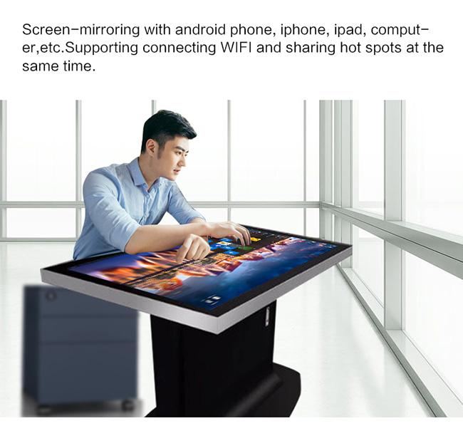 Таблица экрана касания LCD умной таблицы журнального стола экрана касания водоустойчивой взаимодействующей Multi крытая